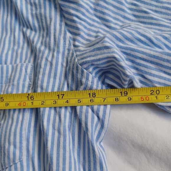 Ralph Lauren Blue White Striped 100% Cotton Kids/Youth Pajama Set Sz S Heritage - Picture 5 of 11